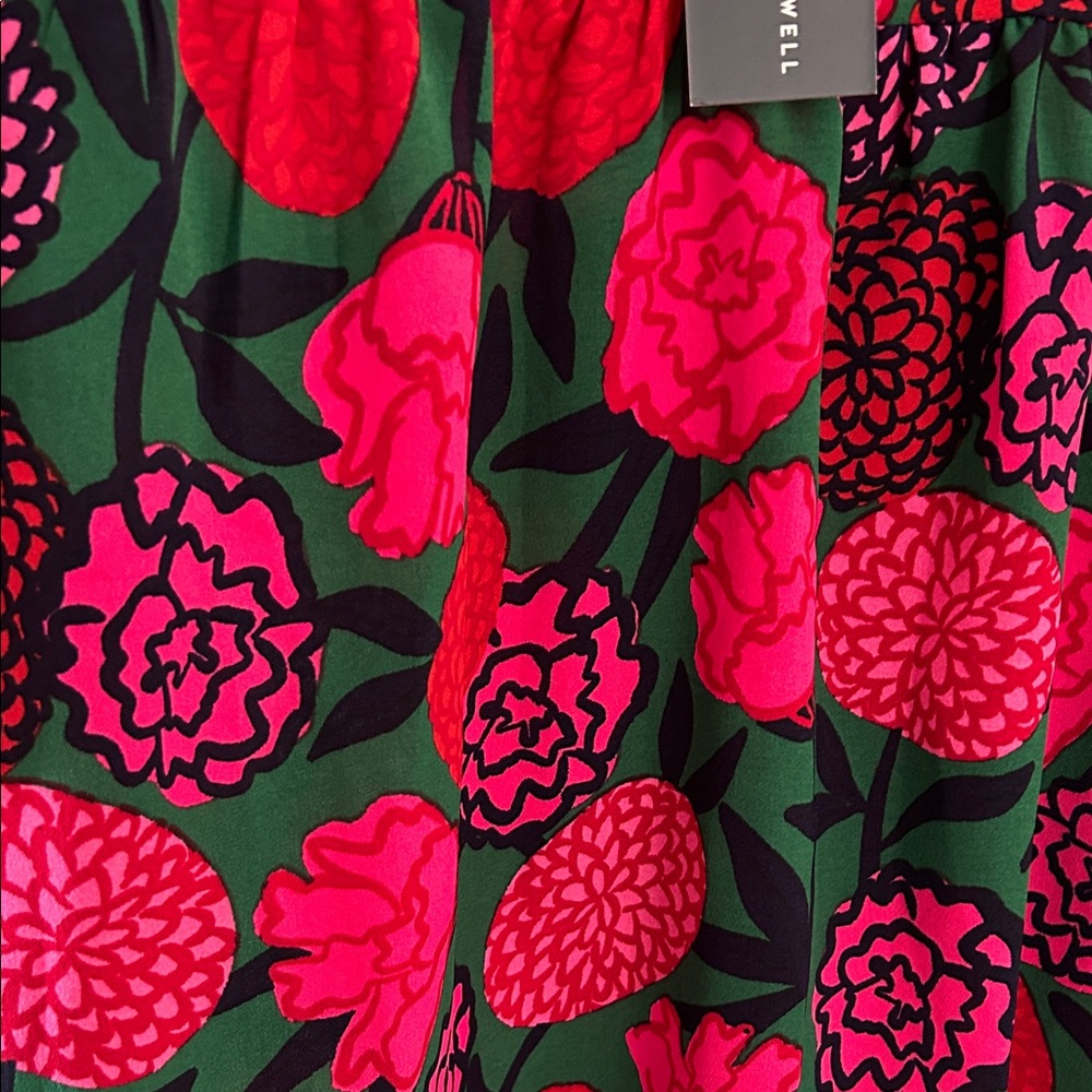 Michelle McDowell Bold Floral Blouse in Pink & Green - Picture 4 of 7